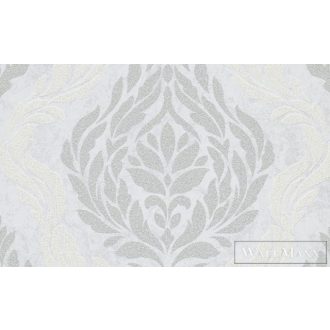   ERISMANN Carat Deluxe 10060-31 fényes törtfehér ornamentika mintás klasszikus tapéta