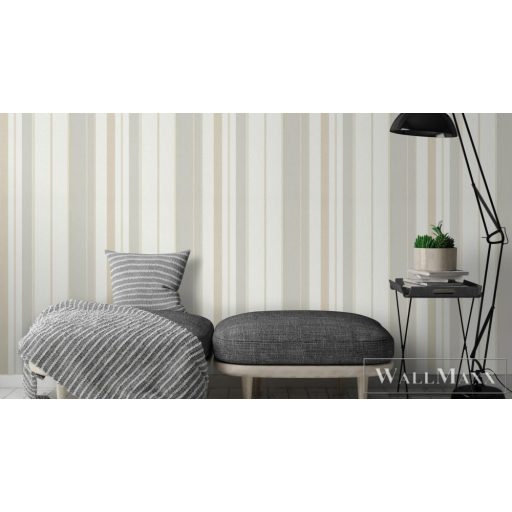 ERISMANN Flora 10139-31 bézs Modern csíkos tapéta