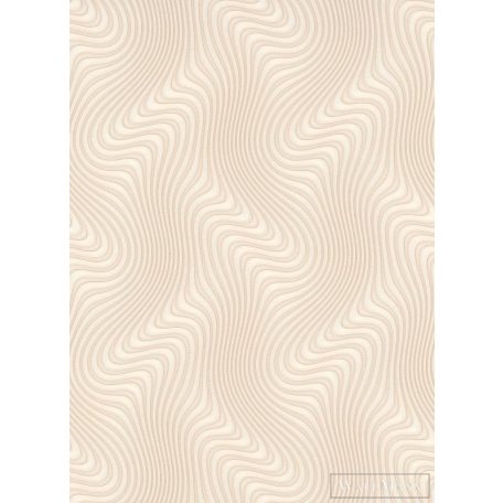 Erismann Fashion for Walls 2 10146-02 bézs Modern hullám mintás tapéta