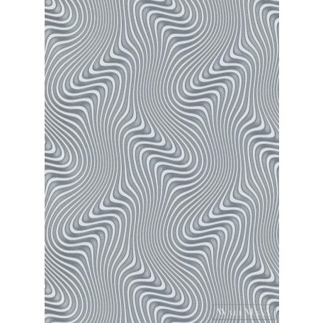 Erismann Fashion for Walls 2 10146-29 ezüst Modern hullám mintás tapéta