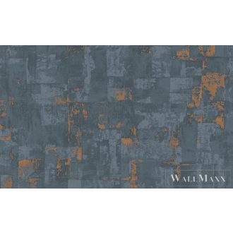   ERISMANN Imitations 2 10179-08 kék Rusztikus kőfal mintás tapéta