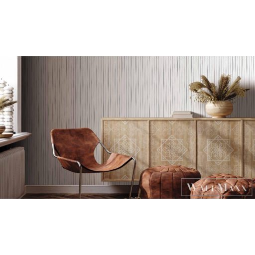 ERISMANN Flora 10186-02 bézs Modern csíkos tapéta