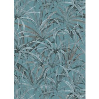   Erismann Code Nature 10213-18 türkiz Papírusz levél mintás tapéta