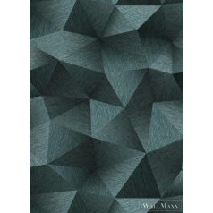   Erismann Fashion for Walls 3 10216-19 türkiz Térhatású háromszög mintás tapéta