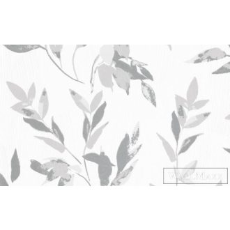   ERISMANN Flora 10224-31 törtfehér Modern levél mintás tapéta