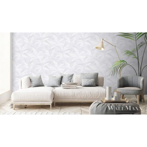 ERISMANN Finesse 10227-31 törtfehér Modern levél mintás tapéta