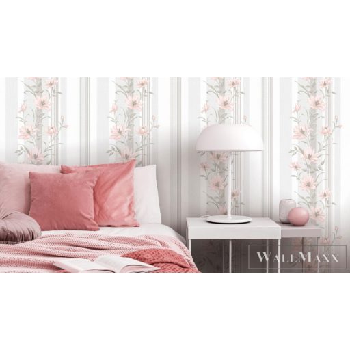 ERISMANN Finesse 10228-05 rózsaszín Modern virág mintás tapéta
