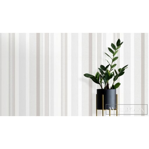 ERISMANN Finesse 10229-10 törtfehér Modern csíkos tapéta