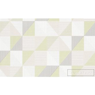   ERISMANN Finesse 10232-07 halvány zöld Kockás Gyerek vlies tapéta