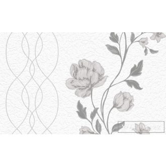   ERISMANN Finesse 10235-10 törtfehér Modern virág mintás tapéta