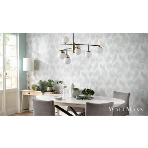 ERISMANN Charisma 10248-18 türkiz Modern absztrakt mintás tapéta