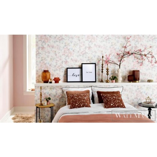 ERISMANN Charisma 10250-05 rózsaszín Elegáns rózsa mintás tapéta