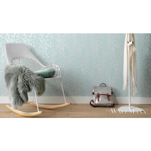 ERISMANN Charisma 10251-18 türkiz Natúra levél mintás tapéta