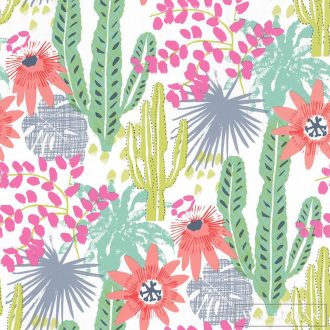 LUTECE Les Aventures 2 11200903 kaktusz mintás tapéta