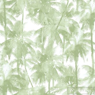 LUTECE Les Aventures 2 11201404 zöld levél mintás tapéta