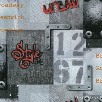 LUTECE Les Aventures 2 11201710 urbanista mintás tapéta