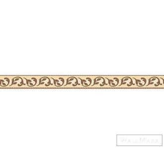   AS CREATION Only Borders 11902-5 bézs levél mintás klasszikus bordűr
