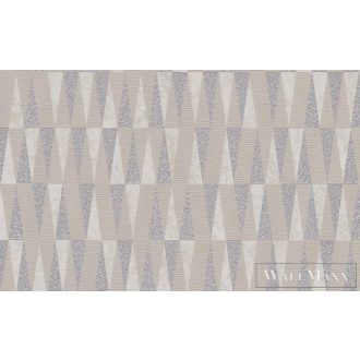   ERISMANN Carat Deluxe 12038-02 csillogó bézs háromszög mintás modern XXL tapéta