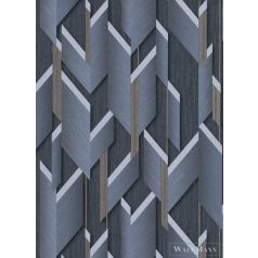   Erismann Fashion for Walls 2 12090-08 kék Modern nyílvég mintás tapéta
