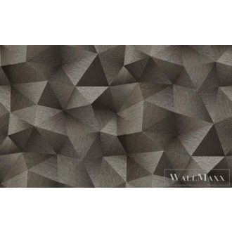   Erismann Fashion for Walls 3 12096-15 barna Térhatású háromszög mintás tapéta