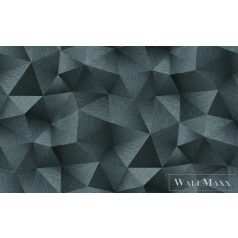  Erismann Fashion for Walls 3 12096-19 türkiz Térhatású háromszög mintás tapéta