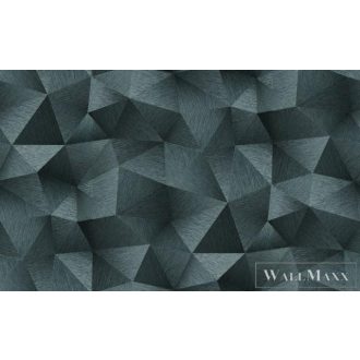   Erismann Fashion for Walls 3 12096-19 türkiz Térhatású háromszög mintás tapéta