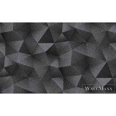   Erismann Fashion for Walls 3 12096-45 grafit Térhatású háromszög mintás tapéta