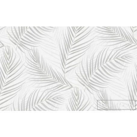 Erismann Fashion for Walls 3 12101-31 törtfehér Modern pálma mintás tapéta