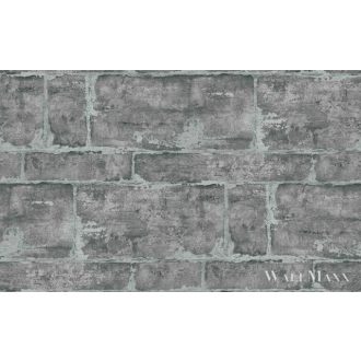   Erismann Fashion for Walls 3 12102-15 grafit Modern tégla mintás tapéta