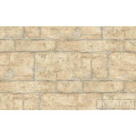 Erismann Fashion for Walls 3 12102-20 sárga Modern tégla mintás tapéta