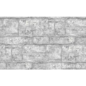   Erismann Fashion for Walls 3 12102-31 szürke Modern tégla mintás tapéta