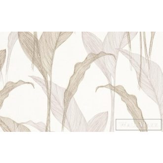   Erismann Elle Decoration 2 12117-02 bézs Modern levél mintás tapéta