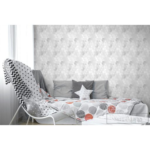 ICH Sambori 136-1 halvány Háromszög mintás Gyerek vlies tapéta