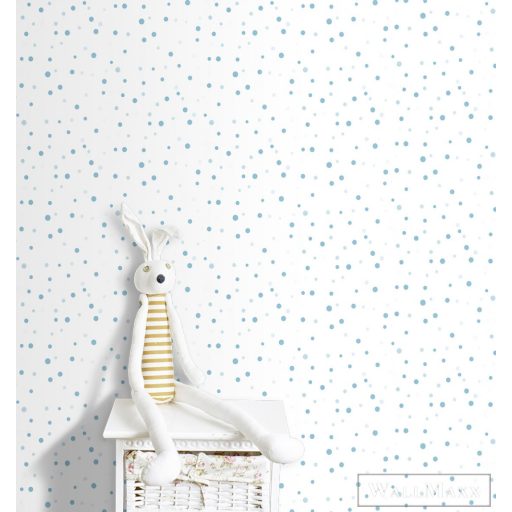 ICH Sambori 137-2 kék Pöttyös Gyerek vlies tapéta
