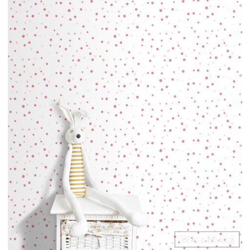 ICH Sambori 137-4 rózsaszín Pöttyös Gyerek vlies tapéta