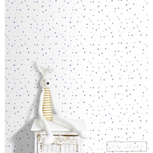 ICH Sambori 137-5 lila Pöttyös Gyerek vlies tapéta