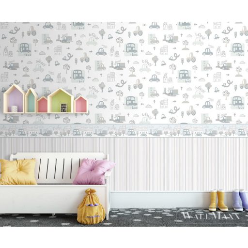 ICH Sambori 139-1 halvány Csíkos Gyerek vlies tapéta