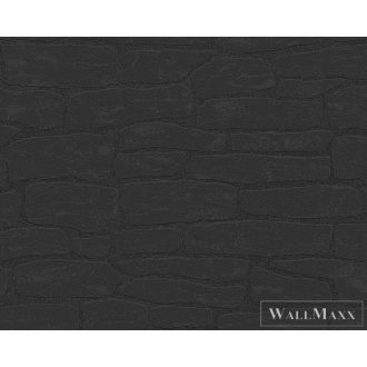   AS CREATION Black is Beautiful 13951-1 sötét tégla mintás modern tapéta