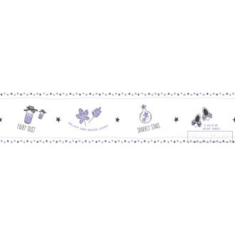   ICH Sambori 140-3 lila Cipellő mintás Gyerek öntapadós bordűr