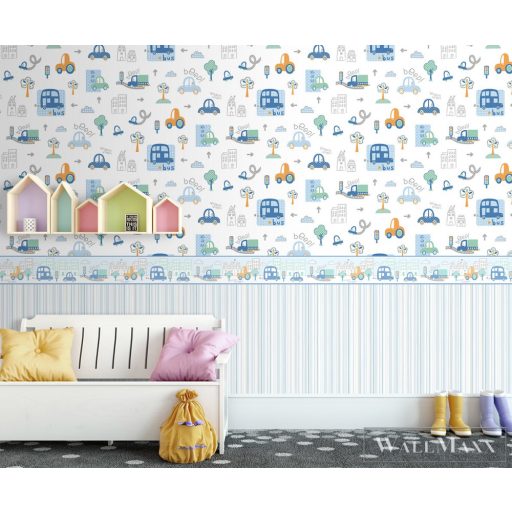 ICH Sambori 141-2 színes Autós Gyerek öntapadós bordűr