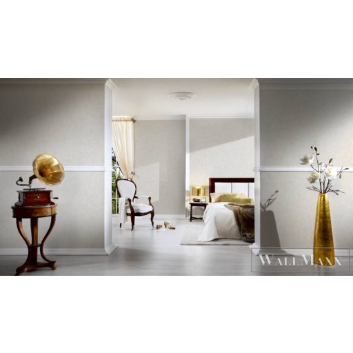 AS CREATION Casual Living 18481-8 krémszínű strukturált uni tapéta