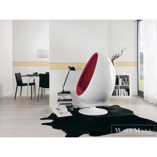 AS CREATION Only Borders 20303-8 bézs levél mintás klasszikus bordűr