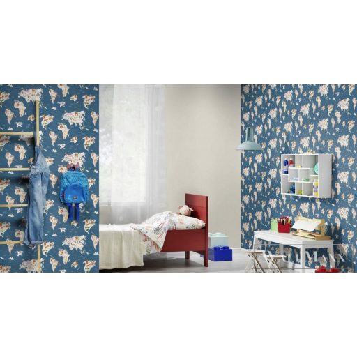 210910 térkép mintás gyerekszobai tapéta