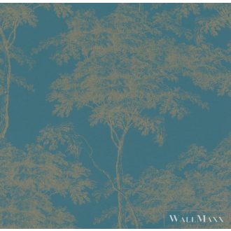 RASCH SANSA 2021 214321 Türkiz ARANY TAPÉTA