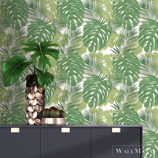 RASCH SANSA 2021 214628 zöld beige TAPÉTA