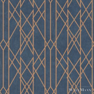 RASCH SANSA 2021 215144 TAPÉTA kék arany