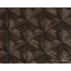   BN WALLS Texture Stories 218410 barna, antracit Tér-hatású 3D-mintás Geometrikus vlies tapéta
