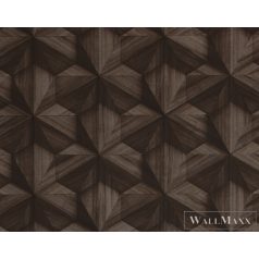   BN WALLS Texture Stories 218410 barna, antracit Tér-hatású 3D-mintás Geometrikus vlies tapéta