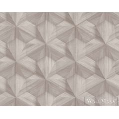   BN WALLS Texture Stories 218415 barna, bézs Tér-hatású 3D-mintás Geometrikus vlies tapéta