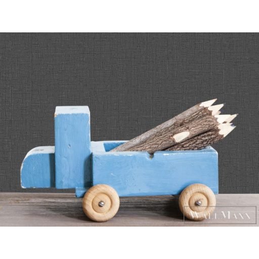 BN WALLS SmallTalk 219212 antracit textil mintás natur tapéta